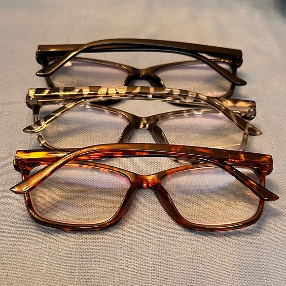 *3* Pairs Henotin Blue Light Blocking Readers +2.0 - Picture 2 of 16